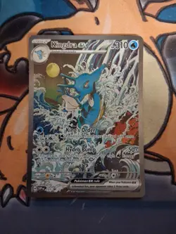 Kingdra EX 131 Pokemon TCG Scarlet & Violet Black Star Promo Holo Card - Image 1
