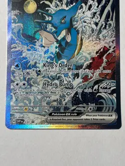 Pokemon TCG Kingdra ex 131 Scarlet Violet Black Star Promo Holo Card Near Mint - Image 4