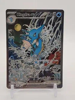 Kingdra EX 131 Pokemon TCG Scarlet & Violet Black Star Promo Holo Card - Image 1