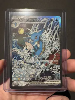 Kingdra EX 131 Pokemon TCG Scarlet & Violet Black Star Promo Holo Card - Image 1