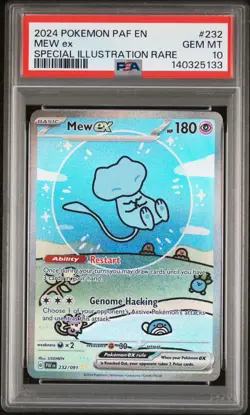 PSA 10 BUBBLE MEW EX SPECIAL ILLUSTRATION RARE PALDEAN FATES 2024 POKEMON - Image 1