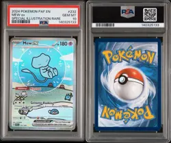 PSA 10 BUBBLE MEW EX SPECIAL ILLUSTRATION RARE PALDEAN FATES 2024 POKEMON - Image 3