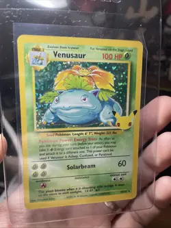 Venusaur 15/102 Celebrations 25th Anniversary NM Holo Foil Rare Pokemon Card TCG - Image 1
