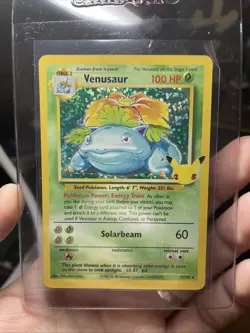 Venusaur 15/102 Celebrations 25th Anniversary NM Holo Foil Rare Pokemon Card TCG - Image 2