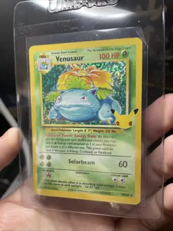 Venusaur 15/102 Celebrations 25th Anniversary NM Holo Foil Rare Pokemon Card TCG - Image 3