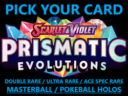 Pokemon Prismatic Evolutions - Pick Your Card UR / Double Rare / MB & Pokeball - Image 1