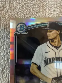 KADE ANDERSON 2025 BOWMAN CHROME DRAFT 1ST REFRACTOR AUTO /499 #CPA-KA - Image 2