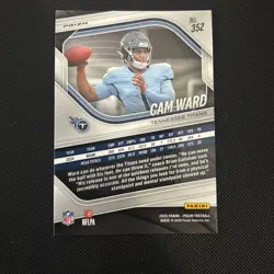 2025 Prizm Cam Ward (RC) #352 White Disco Prizm - Image 5