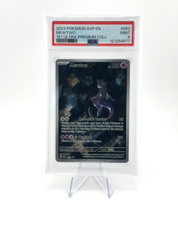 2023 POKEMON SVP EN-SV BLACK STAR PROMO 151 ULTRA-PREM COLL #052 MEWTWO PSA 9 - Image 1