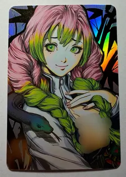 SEXY HEROINE WAIFU Mitsuri Kanroji DEMON SLAYER ACG PREMIUM HOLO CARD NM - Image 1