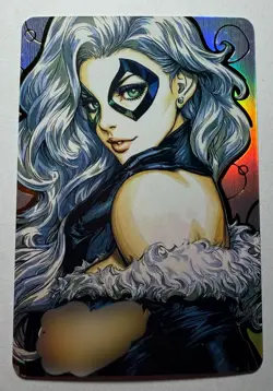 SEXY HEROINE WAIFU Felicia Hardy (Black Cat) MARVEL ACG PREMIUM HOLO CARD NM - Image 1