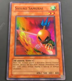 Yu-Gi-Oh! Pharaonic Guardian Sasuke Samurai Super Rare Card PGD-015 HP - Image 1