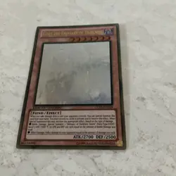 Yugioh Gorz the Emissary of Darkness Hologram Card Gold Ghost Rare - Image 3