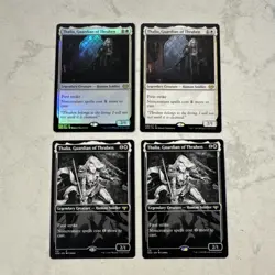 Magic the Gathering MTG Thalia, Guardian Of Thraben Play Set Of 4 Cards - Image 1