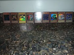 Vintage Yu-Gi-Oh Tcg Card Lot Of 9 Holos Check photos. - Image 1