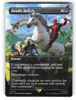 Deadly Rolick #1754 (Non-Foil) (NM) Secret Lair Marvel Deadpool SLD MTG - Image 1