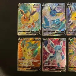 Pokemon Card Eevee Heroes V SR Evolution line Complete 8 set S6a Japanese - Image 3