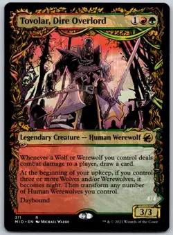 Tovolar, Dire Overlord (Showcase) R Innistrad: Midnight Hunt 311 NM - Image 1
