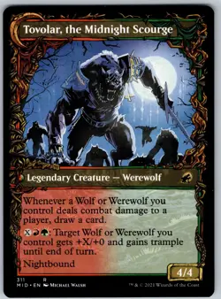 Tovolar, Dire Overlord (Showcase) R Innistrad: Midnight Hunt 311 NM - Image 2