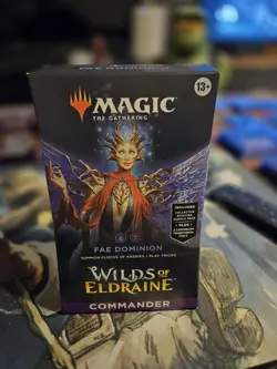 Magic the Gathering Wilds of Eldraine Fae Dominion Commander Deck - Image 1