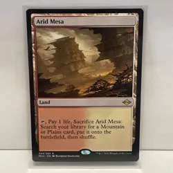 MTG - Arid Mesa - Land R/W - MH2 244 - Rare - NM - Image 1