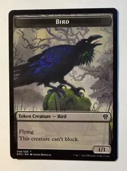 Bird Token (006) - Dominaria United #006/026 MTG Magic The Gathering DMU - Image 1