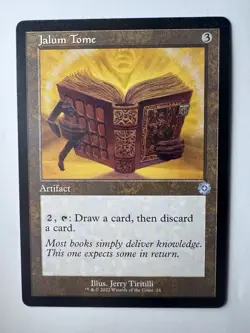 x1 Jalum Tome BRO RETRO BRR MTG 24/126 UNCOMMON M/NM 1x - Image 1