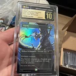 MTG Lignify (Rainbow Foil) Secret Lair x Iron Maiden 219 CGC Pristine 10 Pop 1 - Image 3