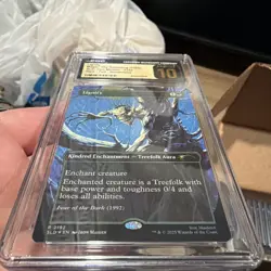 MTG Lignify (Rainbow Foil) Secret Lair x Iron Maiden 219 CGC Pristine 10 Pop 1 - Image 4