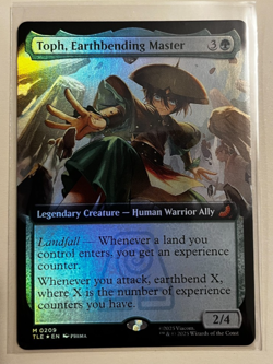 MTG - Avatar - Toph, Earthbending Master Extended Foil - Mythic 0209 - Image 1