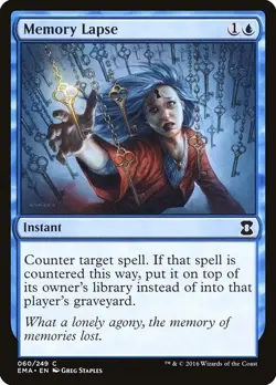 Memory Lapse 1x MtG Eternal Masters SP/NM - Image 1