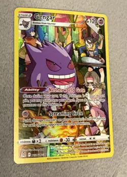 Gengar TG06/TG30 Swsh11: Lost Origin Trainer Gallery Holo NM Pokemon Card - Image 1
