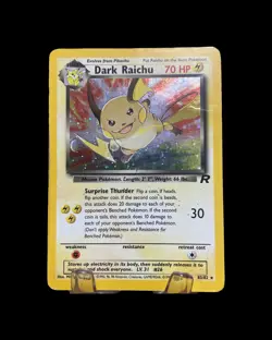 Pokemon TCG Dark Raichu Legendary Collection 7/110 Regular Rare LP. - Image 1