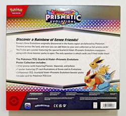 Pokemon TCG Scarlet & Violet Prismatic Evolutions Poster Collection Box🔥 - Image 2