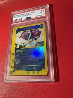 Pokemon Aquapolis Suicune 37/147 REVERSE HOLO PSA 9 MINT - Image 3