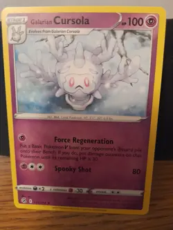 Pokemon Card Galarian Cursola 118/264 Fusion Strike Rare Mint - Image 1