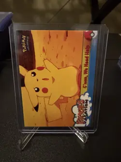 Topps Pokemon Pikachu's Vacation C’mon We Need Help #53 - Image 1