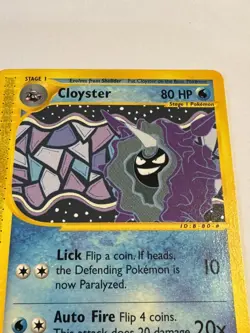 2002 pokemon expedition CLOYSTER #42 L/P NM - Image 4
