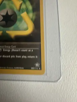 Recycle Energy 1st Edition 105/111 Neo Genesis Rare WOTC Vintage Pokemon - Image 5