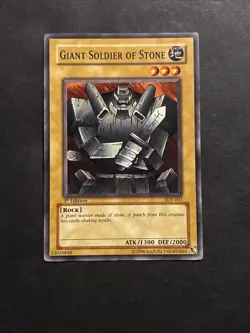 Giant Soldier of Stone 1st Edition 1996 #SDP-007 YuGiOh! - Image 1