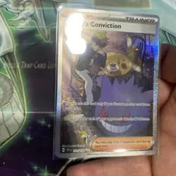 Pokemon TCG Morty's Conviction Scarlet & Violet Temporal Forces 211/162 NM - Image 4