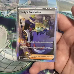 Pokemon TCG Morty's Conviction Scarlet & Violet Temporal Forces 211/162 NM - Image 1