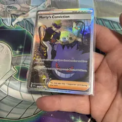 Pokemon TCG Morty's Conviction Scarlet & Violet Temporal Forces 211/162 NM - Image 3