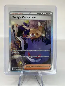 Morty’s Conviction #211/162 - Pokemon TCG - NM Temporal Forces - Rare - Image 1