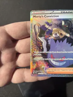 Morty's Conviction 211/162 SV05: Temporal Forces Holo Near Mint Pokemon Card - Image 4