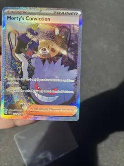 Morty's Conviction 211/162 SV05: Temporal Forces Holo Near Mint Pokemon Card - Image 5