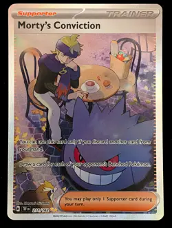 Morty's Conviction - (211/162) SV05: Temporal Forces Pokemon NM - Image 1