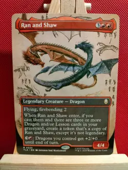 Ran and Shaw (Borderless) - Avatar: the Last Airbender - NM - Rare - MTG - Image 1