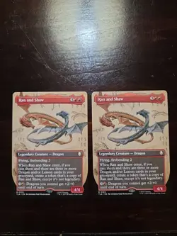 MTG Avatar-The Last Airbender: Ran and Shaw(Borderless) X2 - Image 1