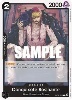DONQUIXOTE ROSINANTE OP02-108 PARAMOUNT WAR ONE PIECE (COMMON, NM) - Image 1